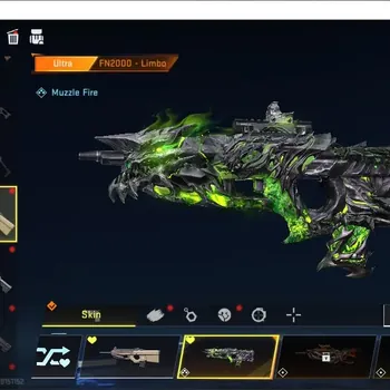 Blood Strike Accounts Collab Skin ASIA|4 Ultra FN2000 Limbo Lv3,M700 Iridian,FAL Luchador,Galil Knight|Limted JACK