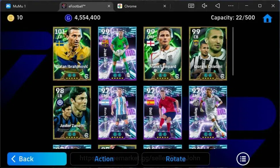 eFootball Accounts Legends & Iconic Players Android|PW 3192|Joan Garcia ShowT, Zlatan Ibrahimovic Epic,Frank Lampard Epic 3