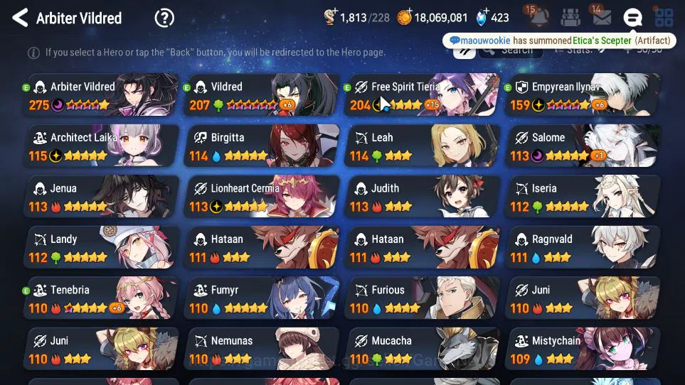 Epic Seven Accounts GLOBAL Unverif|New Era|7 ML(Salome,Empyrean Ilynav image 2