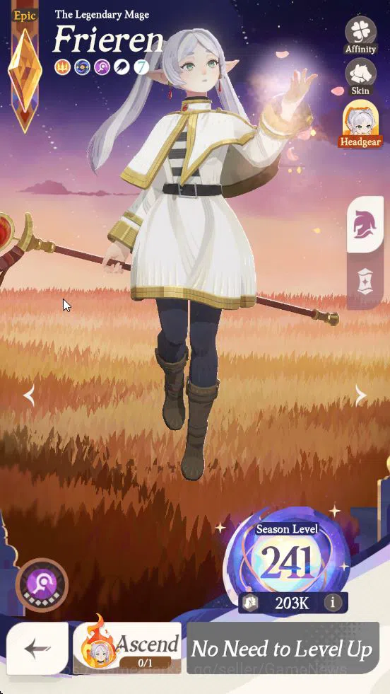 AFK Journey Accounts GLOBAL|Ready Gacha|Collab Frieren,Himmel|Epic Auro image 5