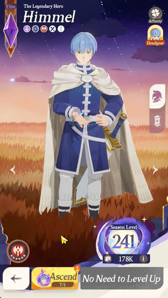 AFK Journey Accounts GLOBAL|Ready Gacha|Collab Frieren,Himmel|Epic Auro image 6