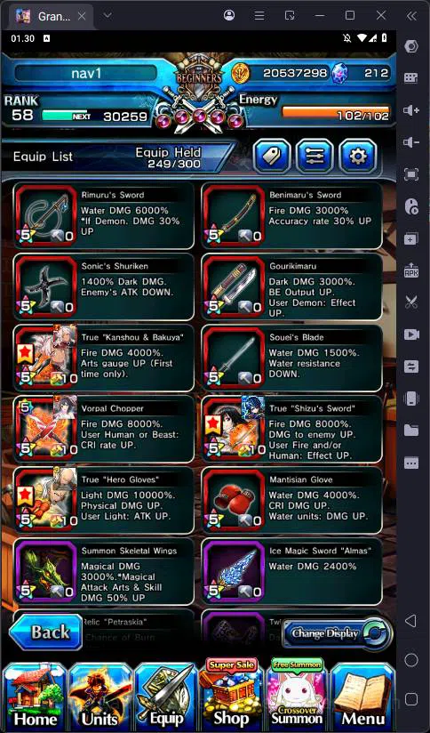 Grand Summoners Accounts Global |Ascend 13| Saitama TW, Chloe TW, Shizu, Ja image 5
