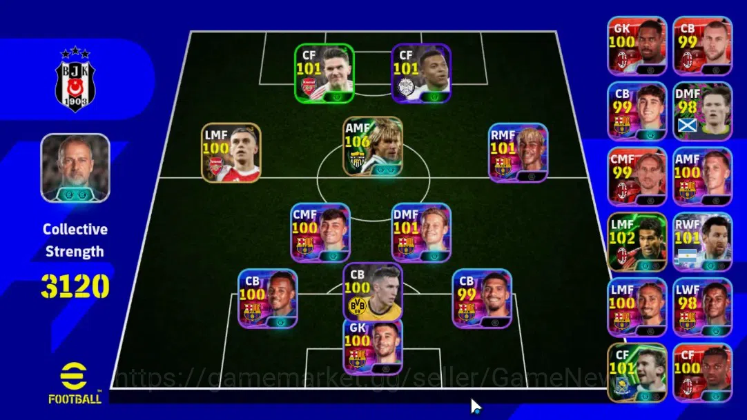 eFootball Accounts Android|Epic Pavel Nedved,Andriy Shevchenko,Highli image 1