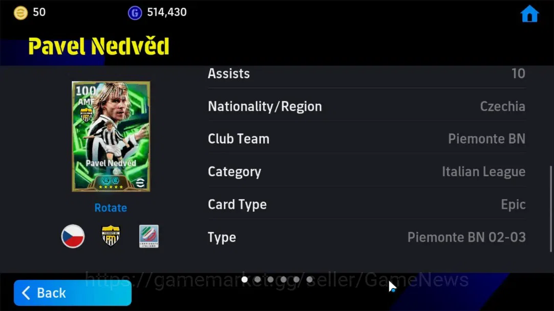 eFootball Accounts Android|Epic Pavel Nedved,Andriy Shevchenko,Highli image 10