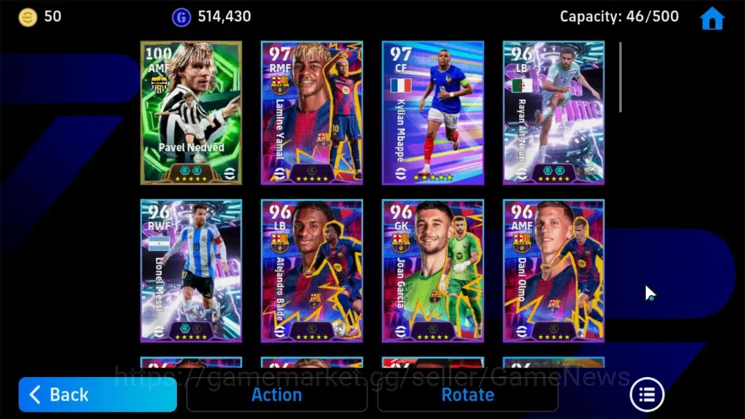eFootball Accounts Android|Epic Pavel Nedved,Andriy Shevchenko,Highli image 4