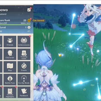 Genshin Impact Accounts Starter ASIA|AR 25|Starter 1 Limited (Odette)|MC Aether|Low Explore|Check SS|TakeMail(GI1164Z)