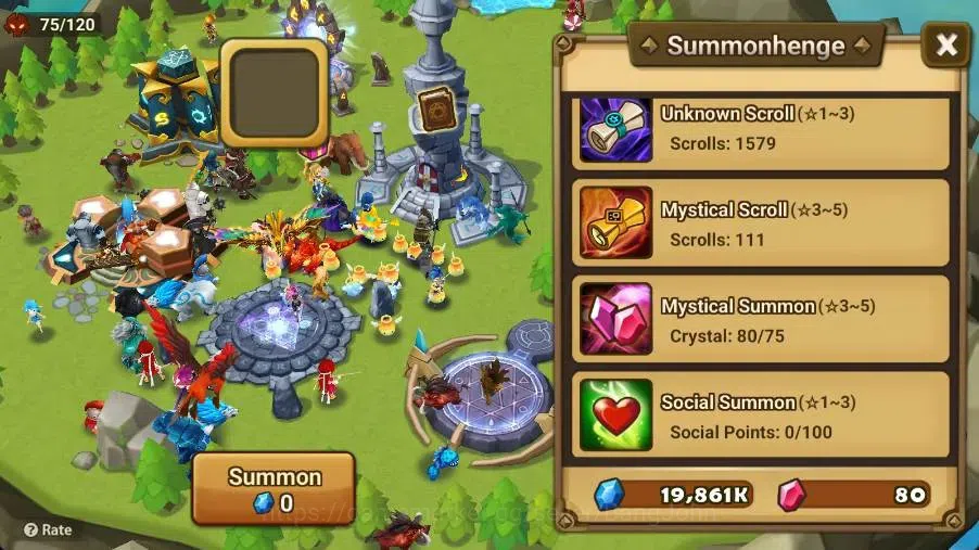 Summoners War: Sky Arena Accounts Starter GLOBAL | NB 5 TESHAR,Starter Gacha 115 12Y+160 11Y Scrool, 3 Legendary All 5
