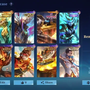 Mobile Legends: Bang Bang Accounts Collector Hero 133|Skin 310|High Immo 103|TF Roger,Prime Granger,CC Nata,Zodiac