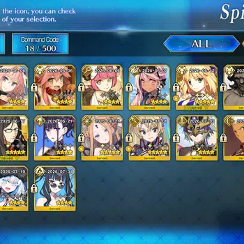 Fate-Grand Order Accounts NA | 5 SSR | 2 LIMITED