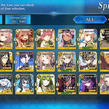 Fate-Grand Order Accounts NA | 7 SSR | 2 LIMITED