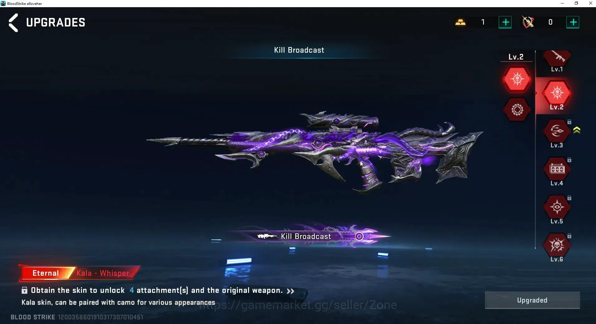 Blood Strike Accounts ASIA|2 Limited Weps (AR97 Ascendant Lv3) | 2 Etern image 6