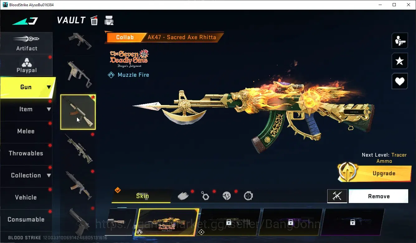 Blood Strike Accounts ASIA|COLLAB,AK47,M700|LIMITED MELE,BUTFLY KNIF|EUL image 10