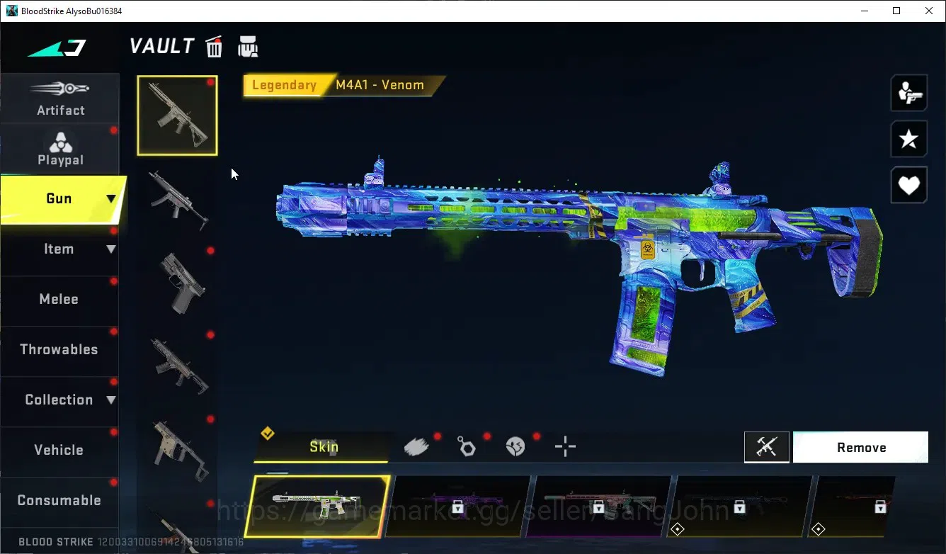 Blood Strike Accounts ASIA|COLLAB,AK47,M700|LIMITED MELE,BUTFLY KNIF|EUL image 13