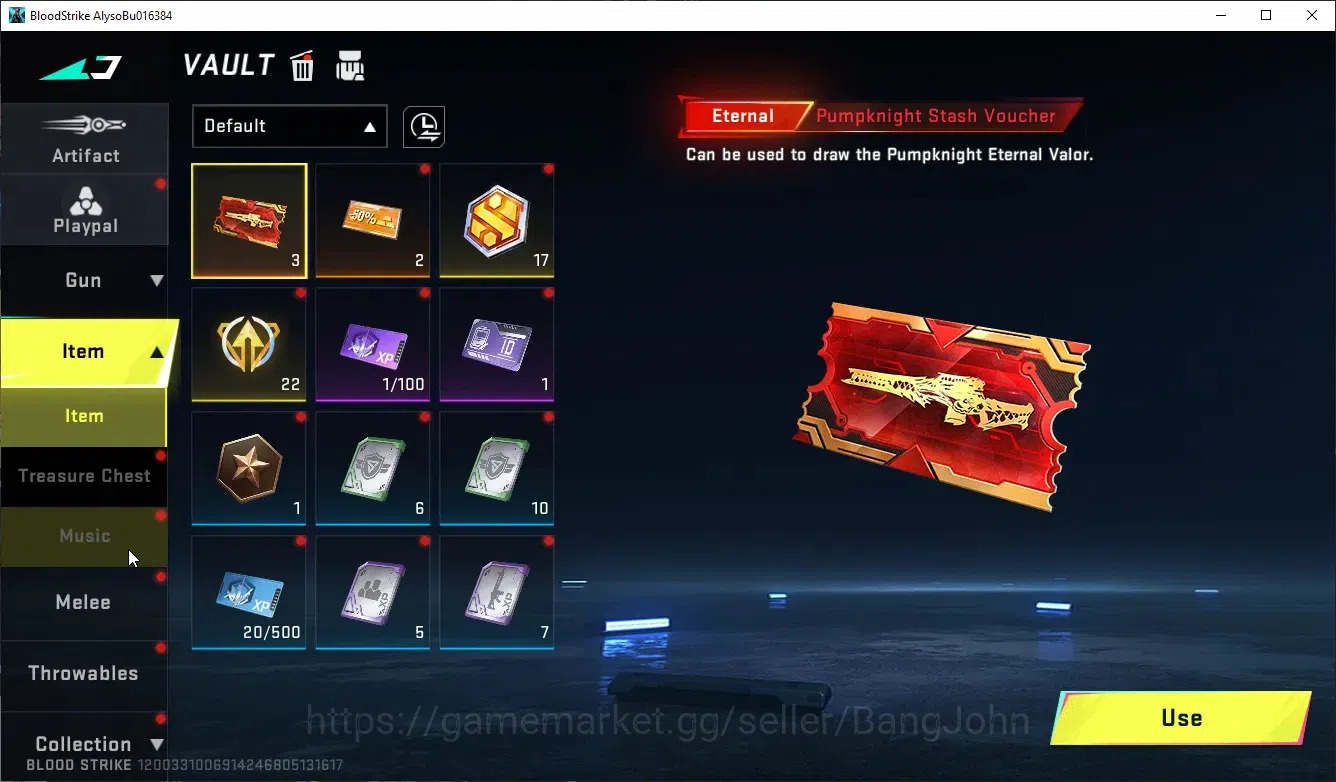 Blood Strike Accounts ASIA|COLLAB,AK47,M700|LIMITED MELE,BUTFLY KNIF|EUL image 3