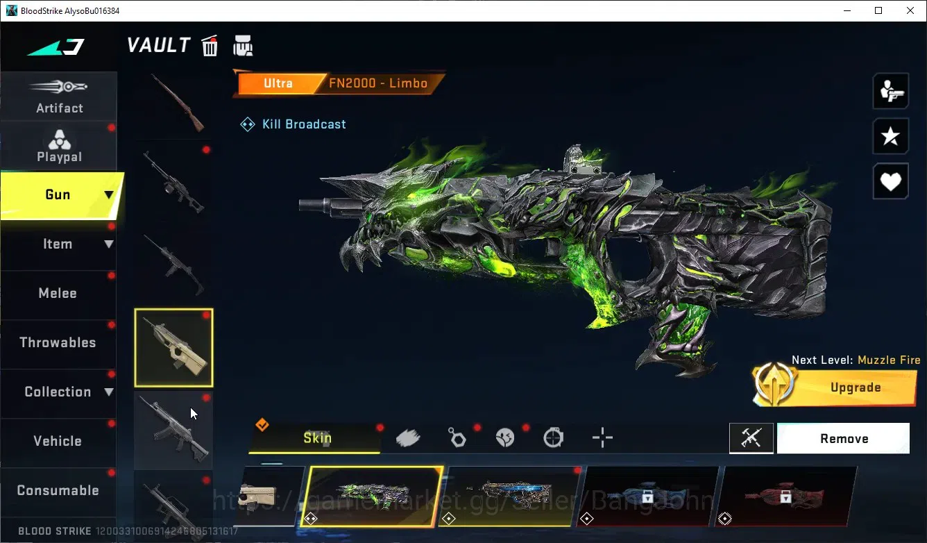 Blood Strike Accounts ASIA|COLLAB,AK47,M700|LIMITED MELE,BUTFLY KNIF|EUL image 4