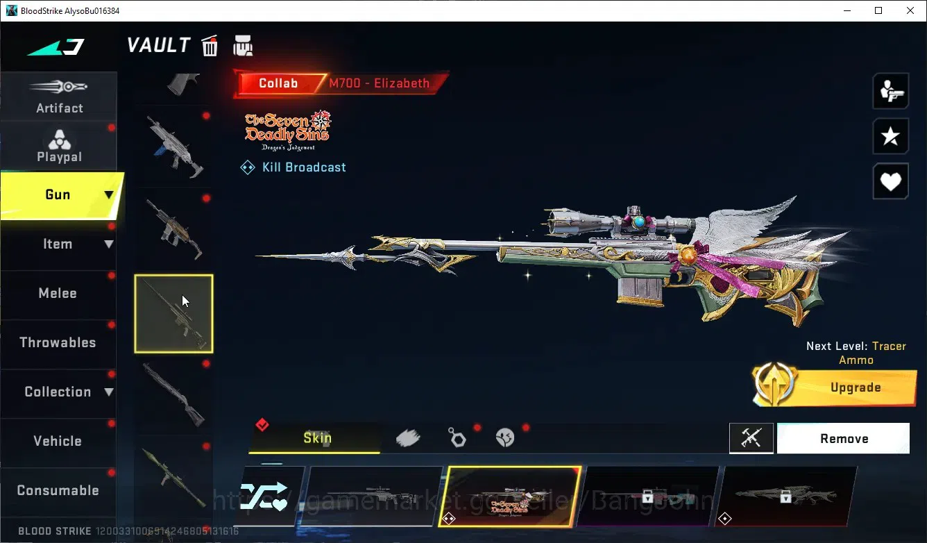 Blood Strike Accounts ASIA|COLLAB,AK47,M700|LIMITED MELE,BUTFLY KNIF|EUL image 8