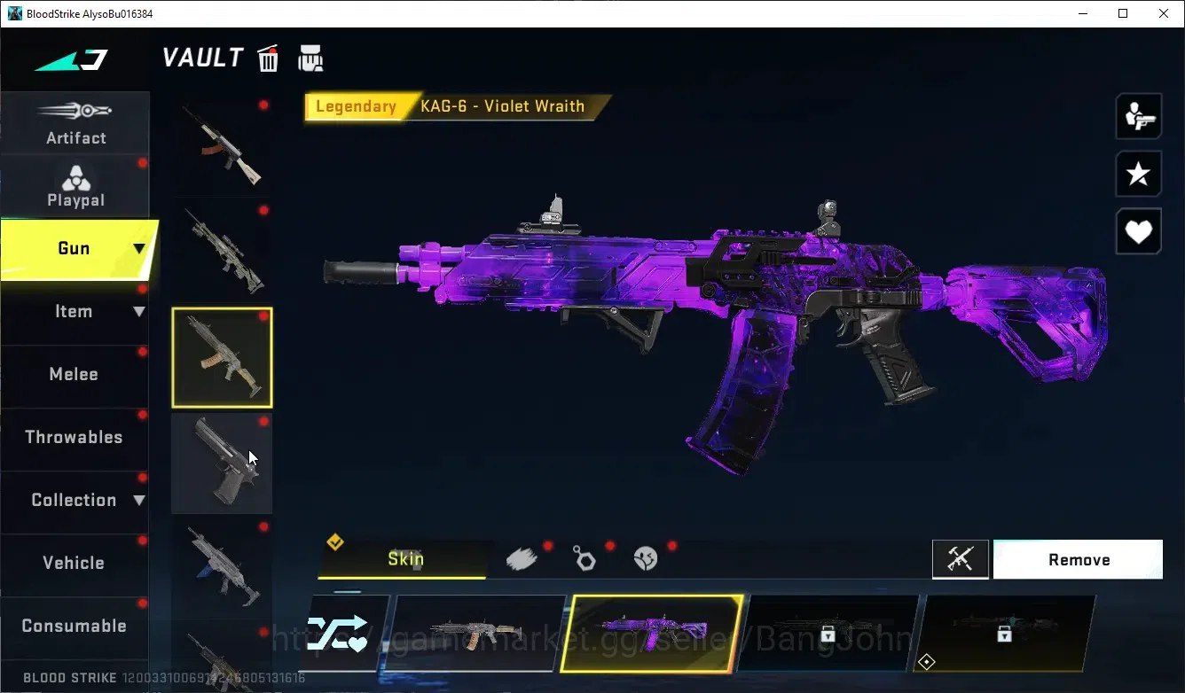 Blood Strike Accounts ASIA|COLLAB,AK47,M700|LIMITED MELE,BUTFLY KNIF|EUL image 9