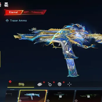 Blood Strike Accounts Collab Skin ASIA|1ETERNAL: MP7-Tidesong Lv3|1 ULTRA MELEE: Butterfly Knife-Synthwave|1 AOT|7 Ultra