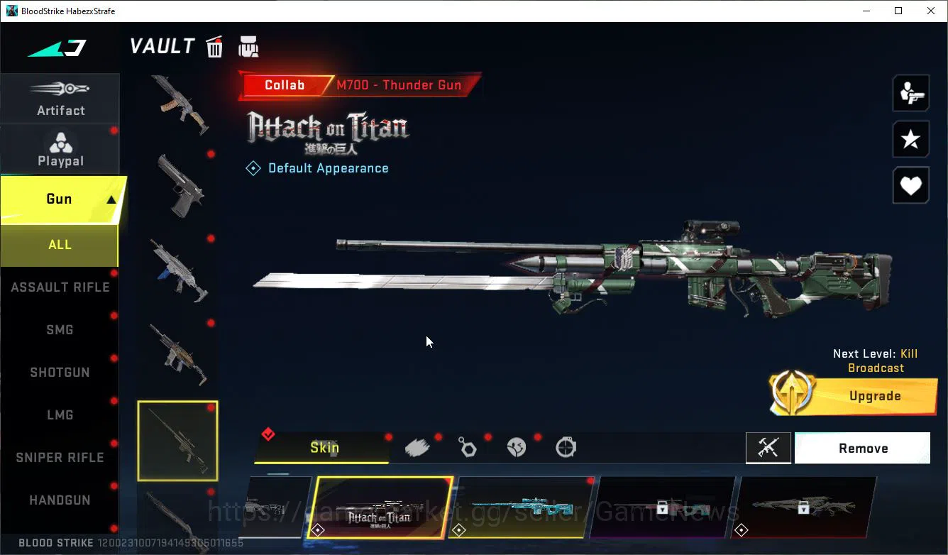 Blood Strike Accounts ASIA|ETERNAL Lv4 M4A1-Blight+DualBlades-Perdition, image 10