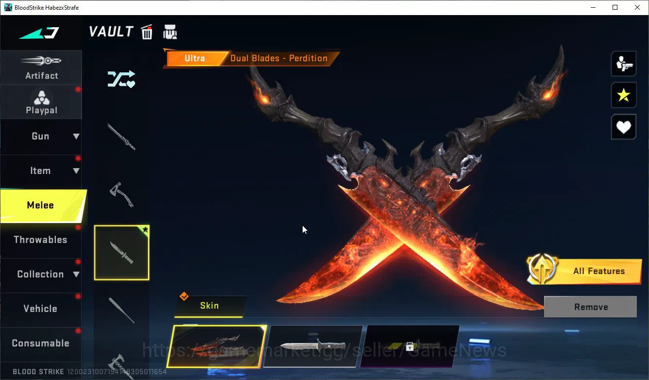 Blood Strike Accounts ASIA|ETERNAL Lv4 M4A1-Blight+DualBlades-Perdition, image 13