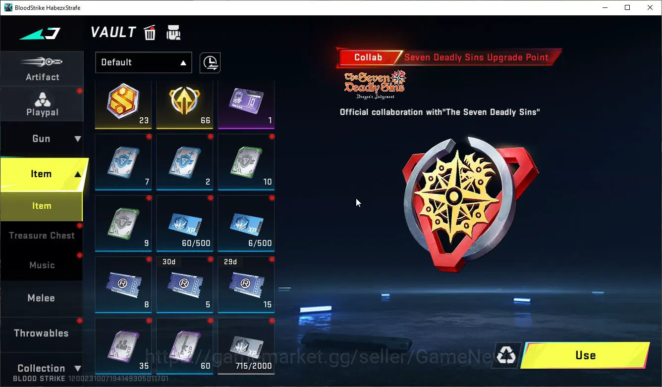 Blood Strike Accounts ASIA|ETERNAL Lv4 M4A1-Blight+DualBlades-Perdition, image 6