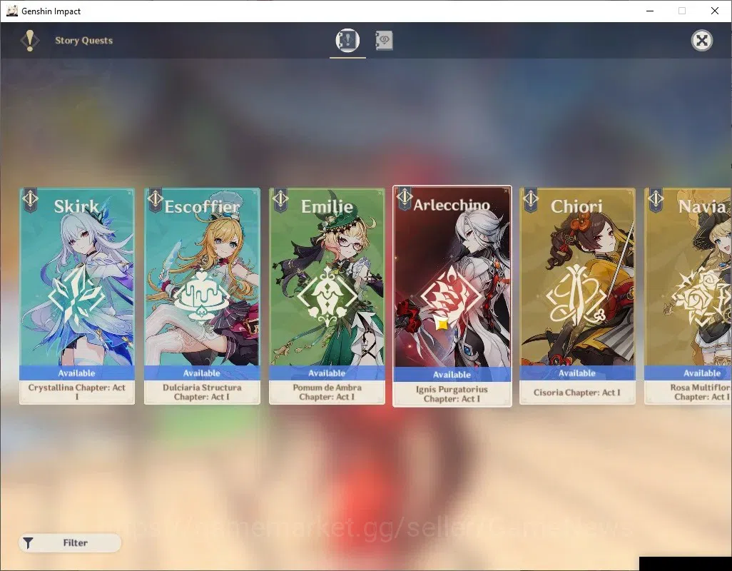 Genshin Impact Accounts ASIA|AR 56|5 Limited+4(*5Wep)|(Arlecchino,Chasca)+ image 18