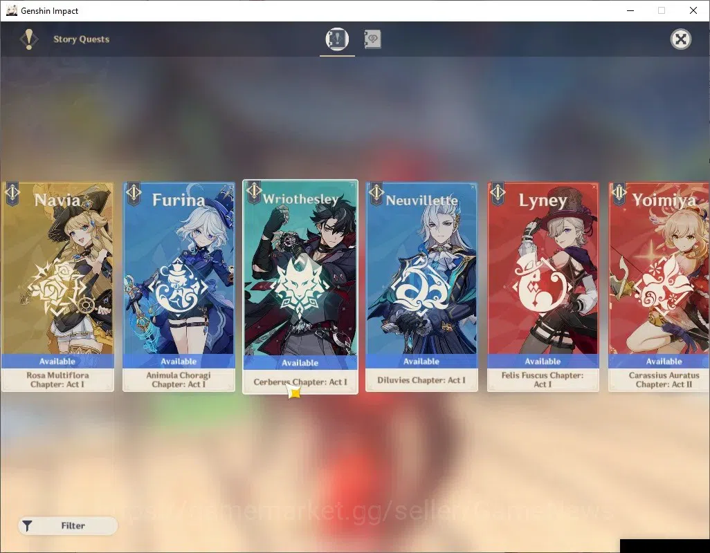Genshin Impact Accounts ASIA|AR 56|5 Limited+4(*5Wep)|(Arlecchino,Chasca)+ image 19