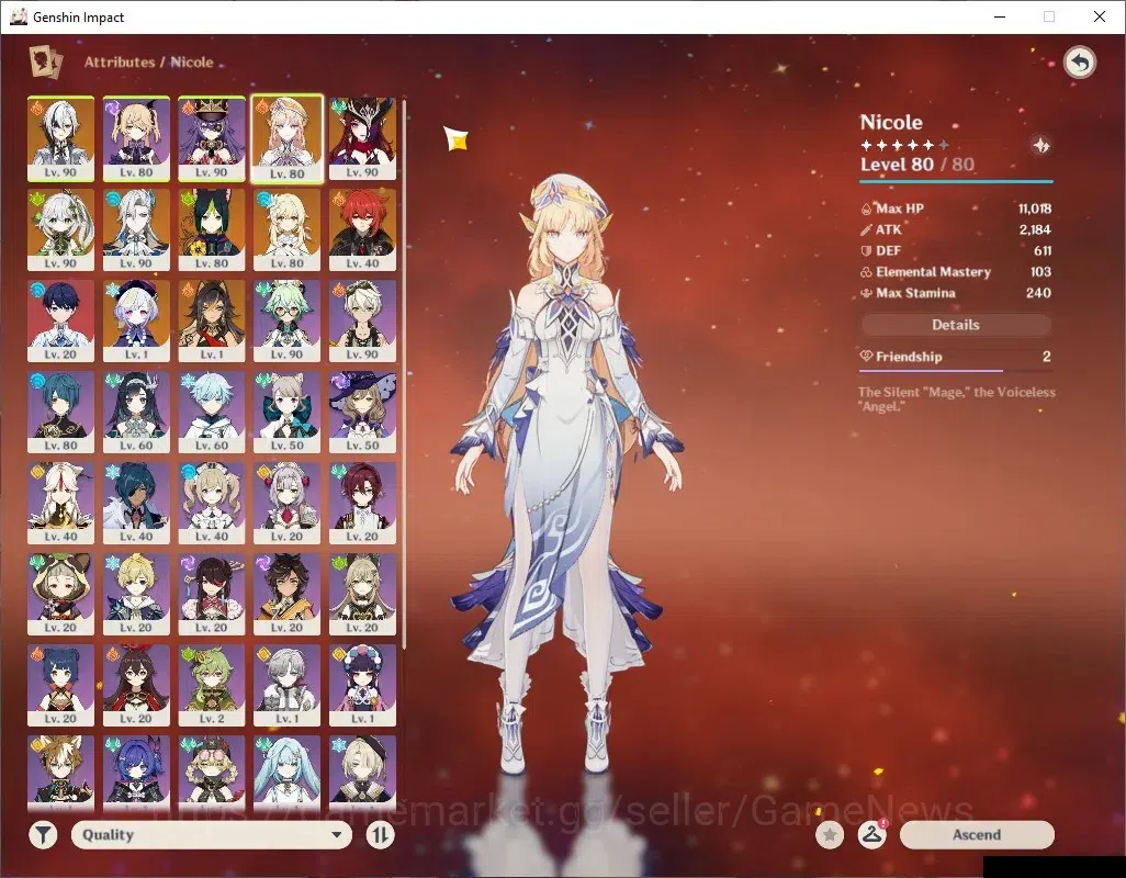 Genshin Impact Accounts ASIA|AR 56|5 Limited+4(*5Wep)|(Arlecchino,Chasca)+ image 4