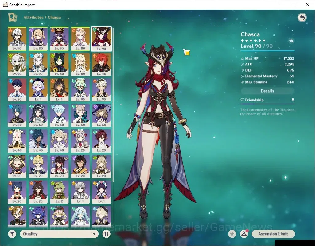 Genshin Impact Accounts ASIA|AR 56|5 Limited+4(*5Wep)|(Arlecchino,Chasca)+ image 5
