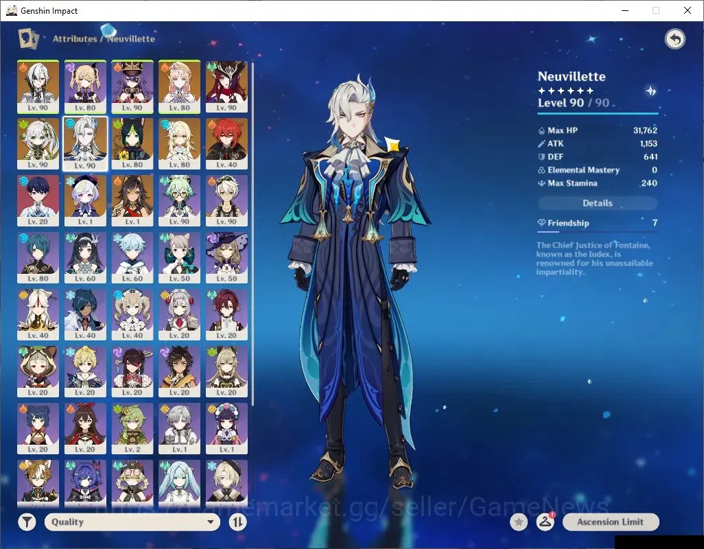 Genshin Impact Accounts ASIA|AR 56|5 Limited+4(*5Wep)|(Arlecchino,Chasca)+ image 7