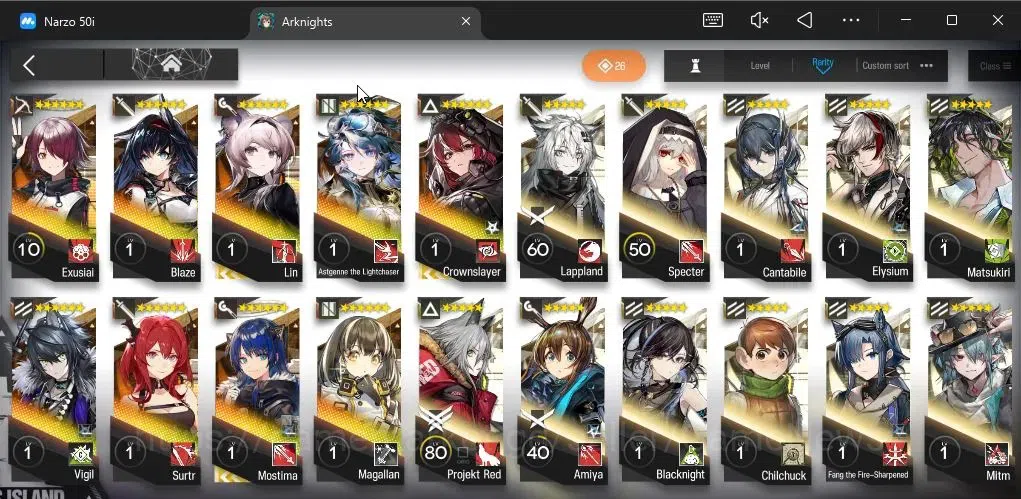 Arknights Accounts Lv 67|172 OP+14 Skin|20K Orundum 134 Originium|9 L image 10
