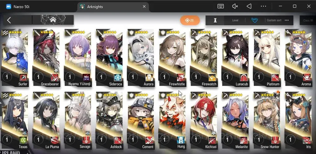 Arknights Accounts Lv 67|172 OP+14 Skin|20K Orundum 134 Originium|9 L image 11