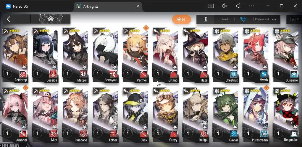 Arknights Accounts Lv 67|172 OP+14 Skin|20K Orundum 134 Originium|9 L image 15