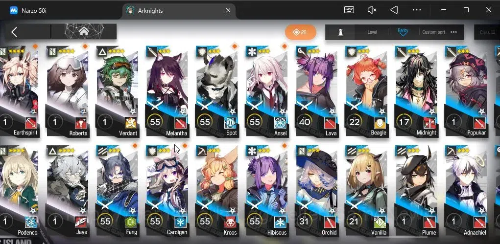Arknights Accounts Lv 67|172 OP+14 Skin|20K Orundum 134 Originium|9 L image 16