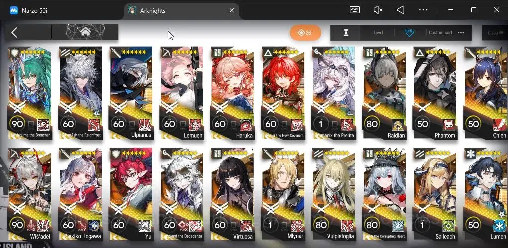 Arknights Accounts Lv 67|172 OP+14 Skin|20K Orundum 134 Originium|9 L image 9
