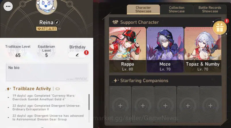 Honkai Star Rail Accounts Asia|TL 65|15 Limited|[Castorice]+Sign,Yao Guang,T image 14