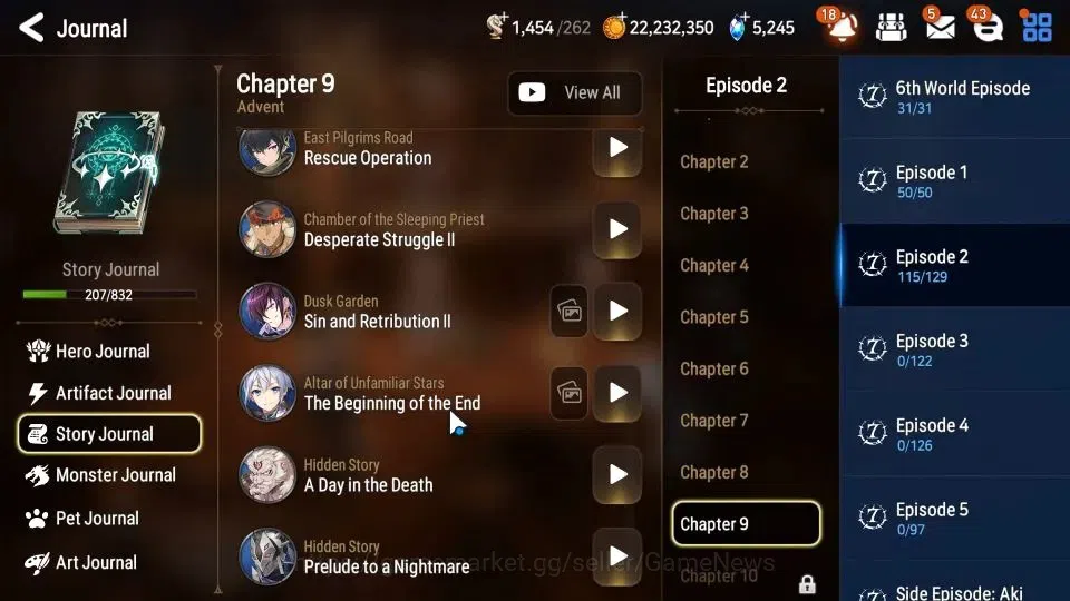Epic Seven Accounts GLOBAL Unverif|6 ML(Salome,Bellian,BW Iseria,Har S image 10