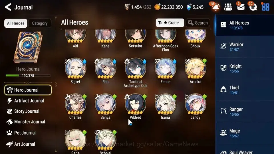Epic Seven Accounts GLOBAL Unverif|6 ML(Salome,Bellian,BW Iseria,Har S image 7