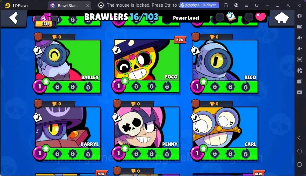 Brawl Stars Accounts Global | 1216 Thropy|16 Brawler|2 Max Hypercharge( image 6