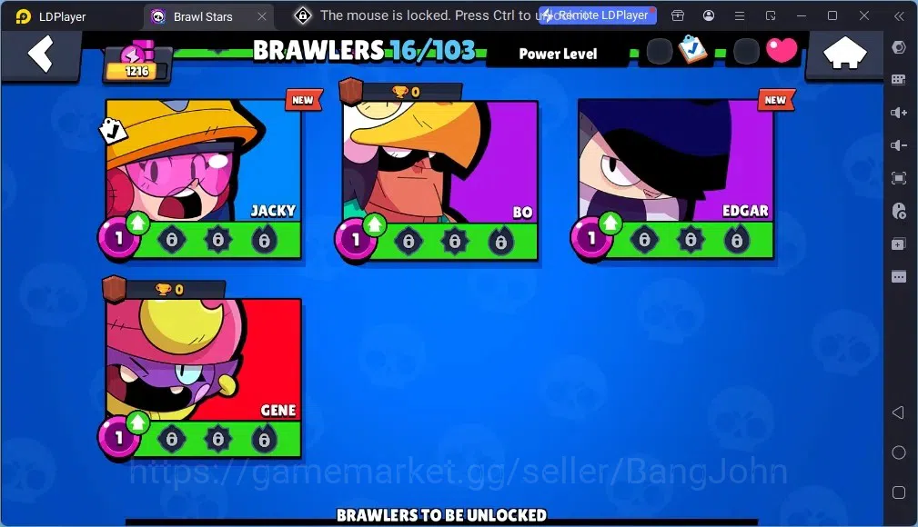 Brawl Stars Accounts Global | 1216 Thropy|16 Brawler|2 Max Hypercharge( image 7