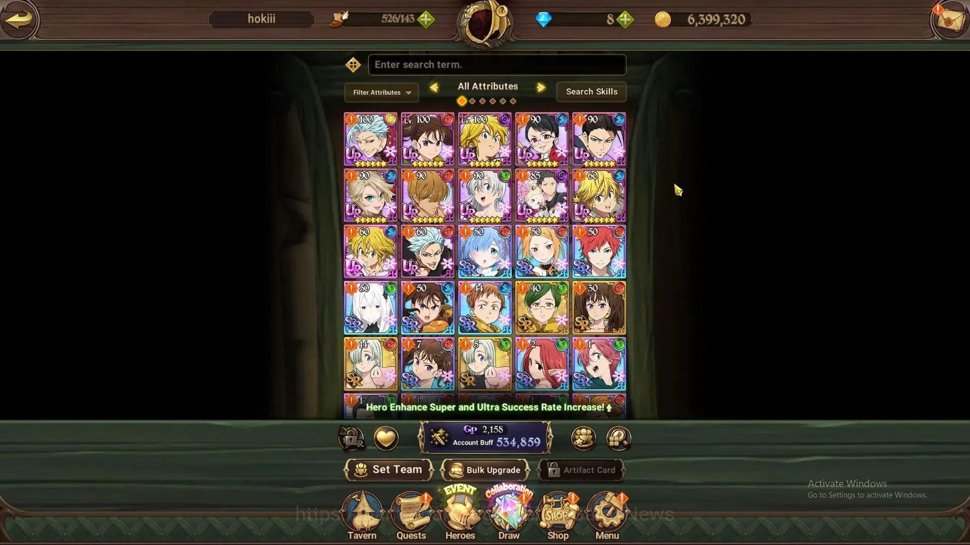 The Seven Deadly Sins: Grand Cross Accounts Global 534K CC|1 UR+ Collab ReZero|Subaru&Beatrice image 5