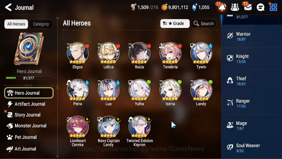 Epic Seven Accounts GLOBAL Unverif|New Era|3 ML(TE Kayron,LH Cermia,NC image 13