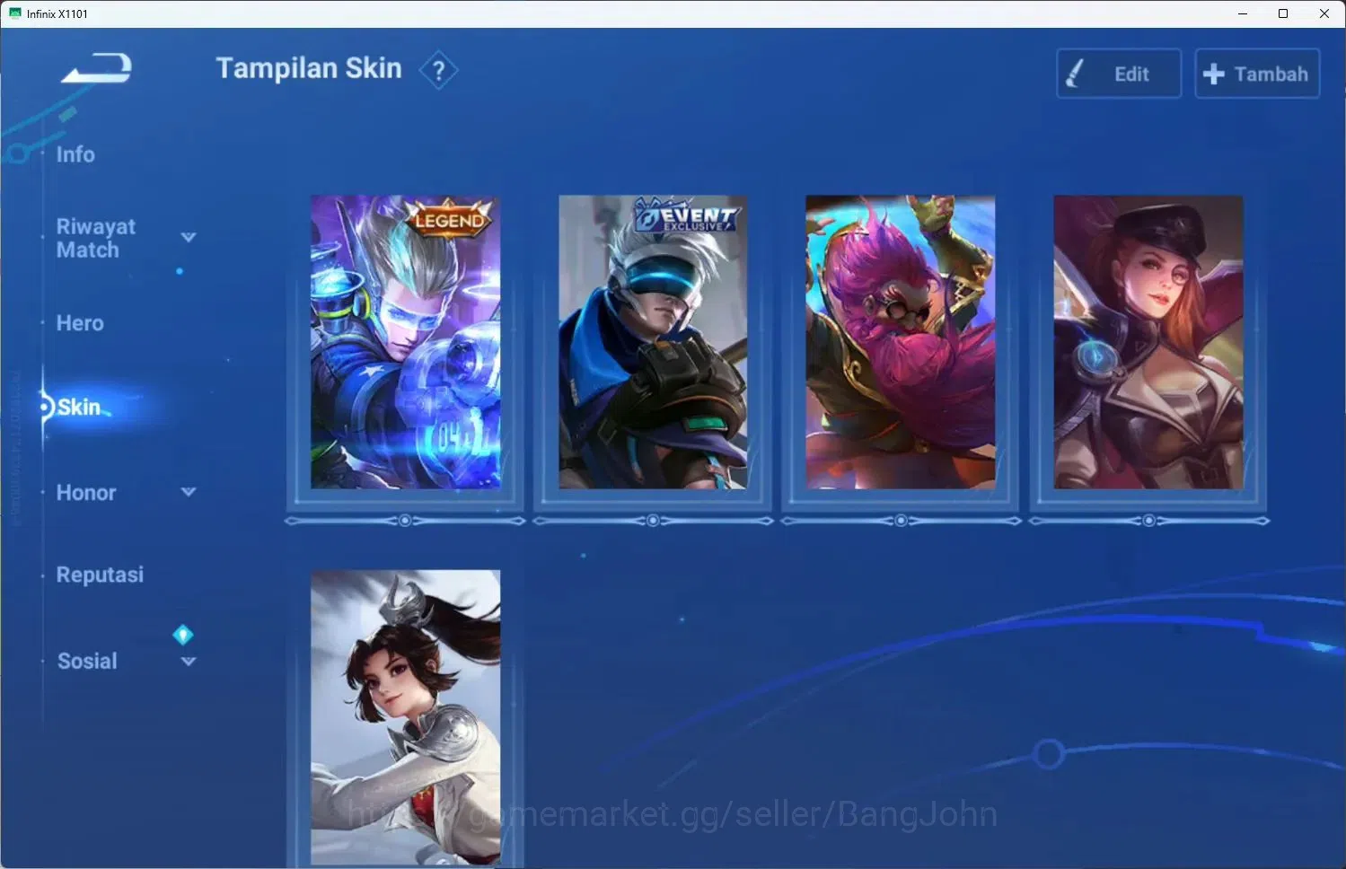 Honor of Kings Accounts Global | 13H 5S | LGD Di Renjie, Event Di Renjie, image 2