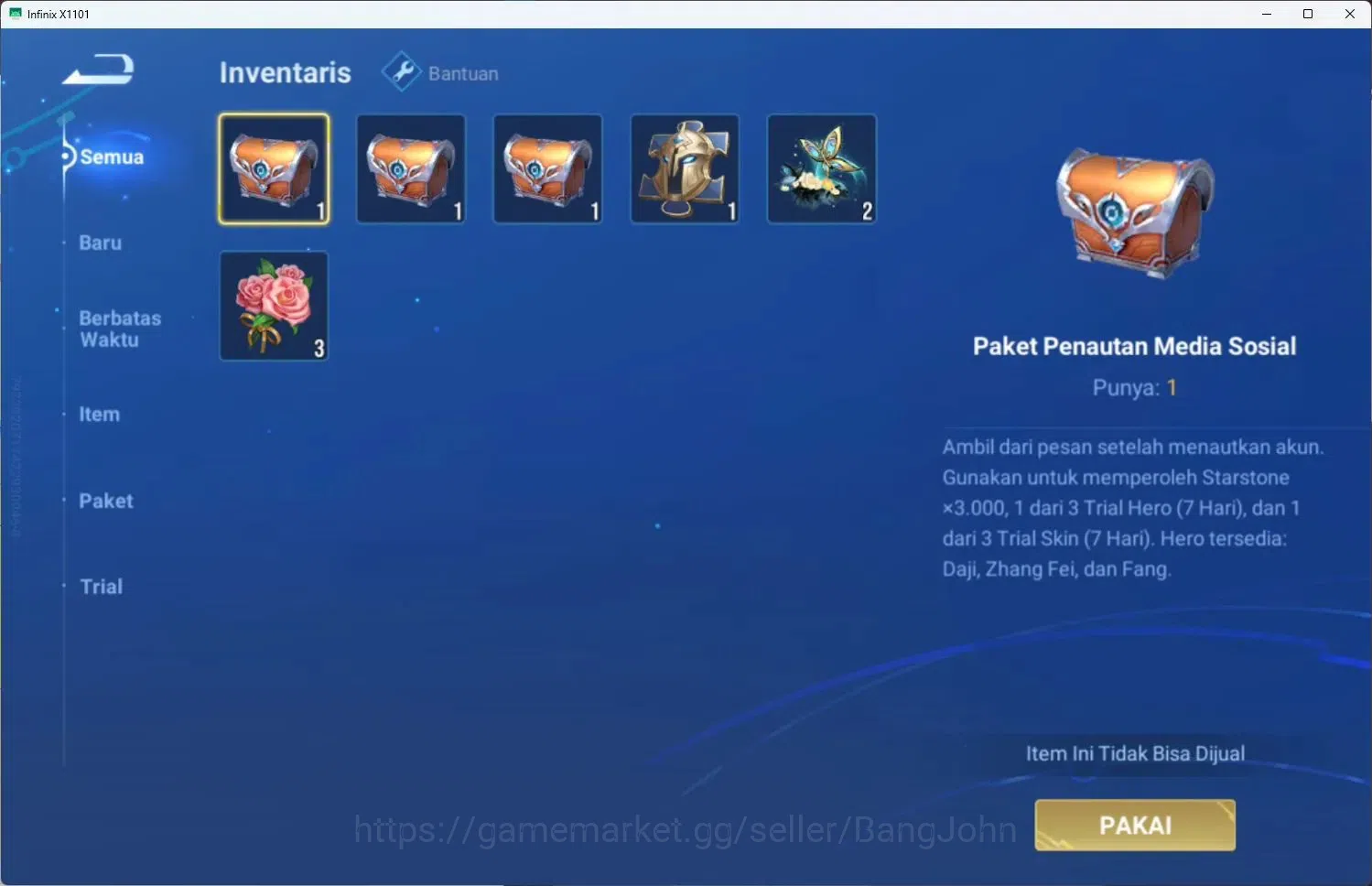 Honor of Kings Accounts Global | 13H 5S | LGD Di Renjie, Event Di Renjie, image 7