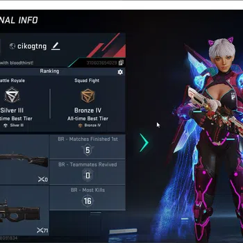 Blood Strike Accounts Others ASIA |1 ETERNAL Striker: ALONDRA-Jumper Arc|1 AOT Gun: M4A1-Battle of Faith|Epic