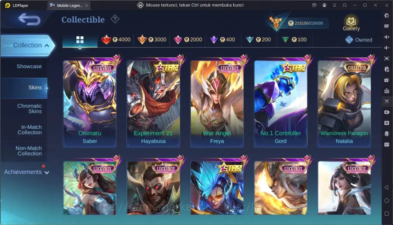 Mobile Legends: Bang Bang Accounts GlobalHero 132|Skin 575|Mega|Legend Franco,Lunox|S image 15