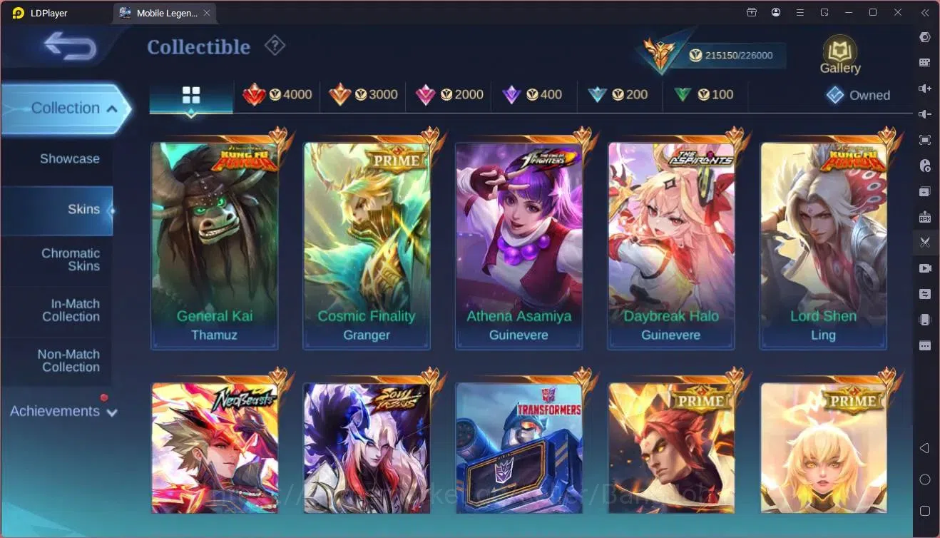 Mobile Legends: Bang Bang Accounts GlobalHero 132|Skin 575|Mega|Legend Franco,Lunox|S image 18