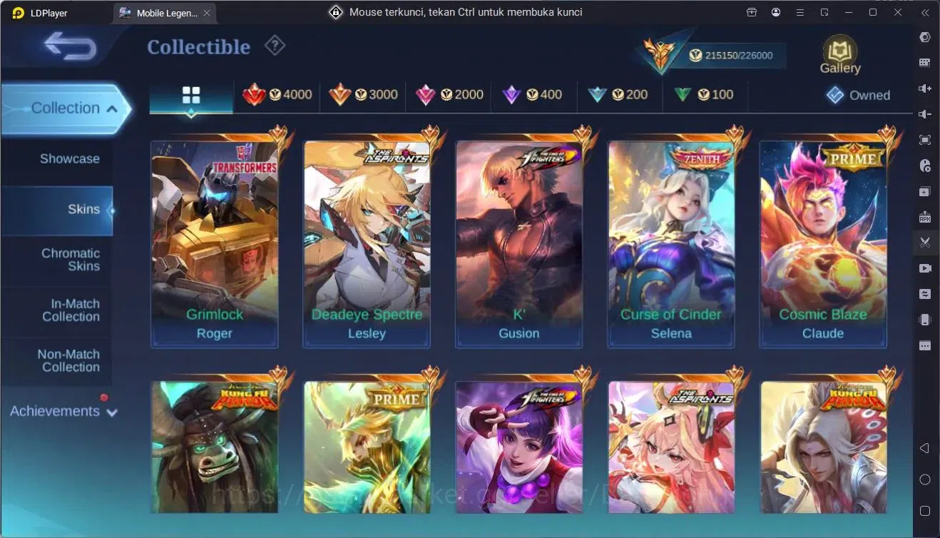 Mobile Legends: Bang Bang Accounts GlobalHero 132|Skin 575|Mega|Legend Franco,Lunox|S image 19
