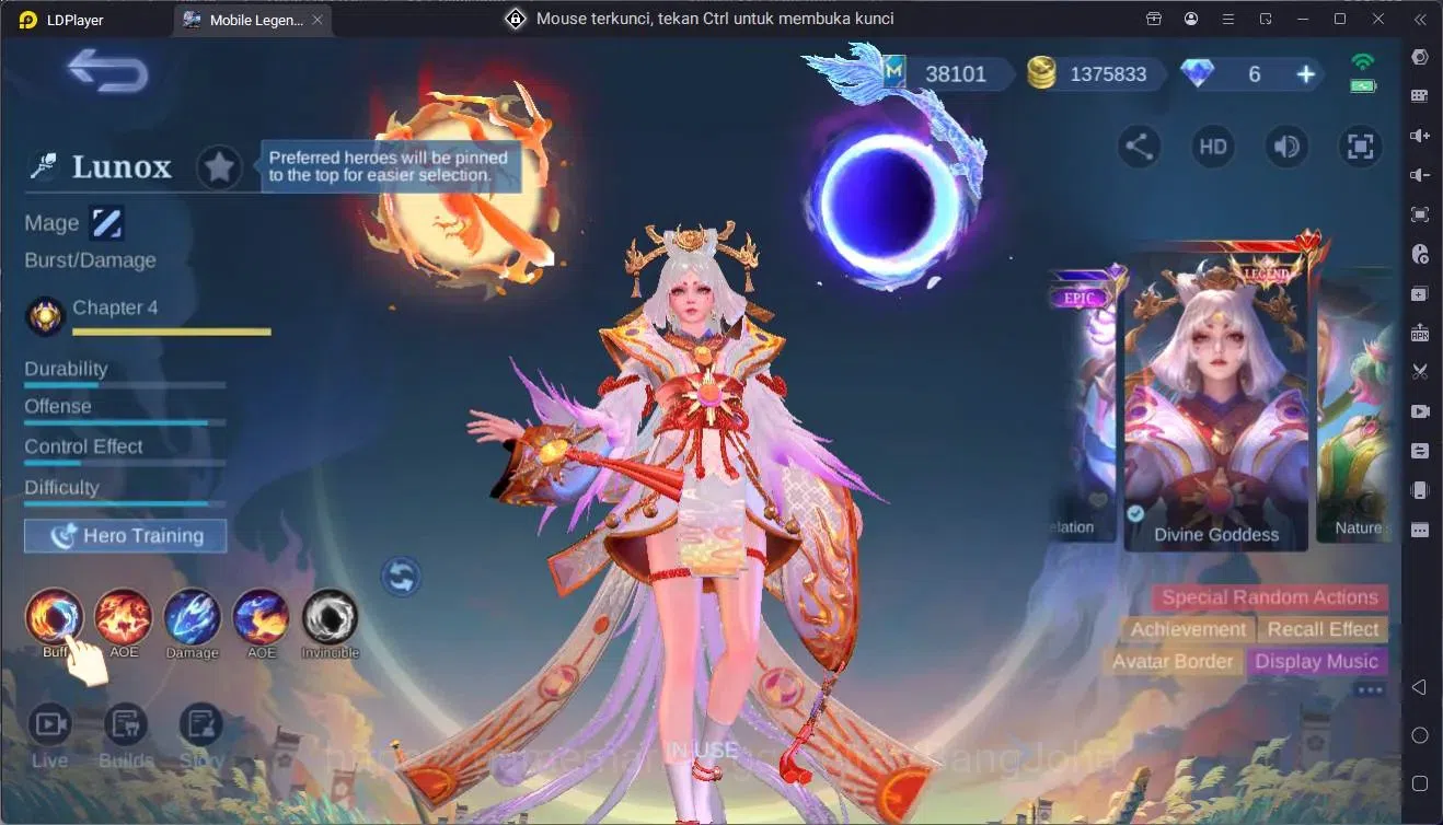 Mobile Legends: Bang Bang Accounts GlobalHero 132|Skin 575|Mega|Legend Franco,Lunox|S image 8