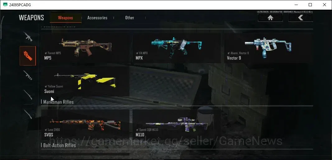 Arena Breakout Accounts MOBILE Lv30|SV 15.1M|CV 11.2M|4 Set|QS AKS-74U,GM image 8